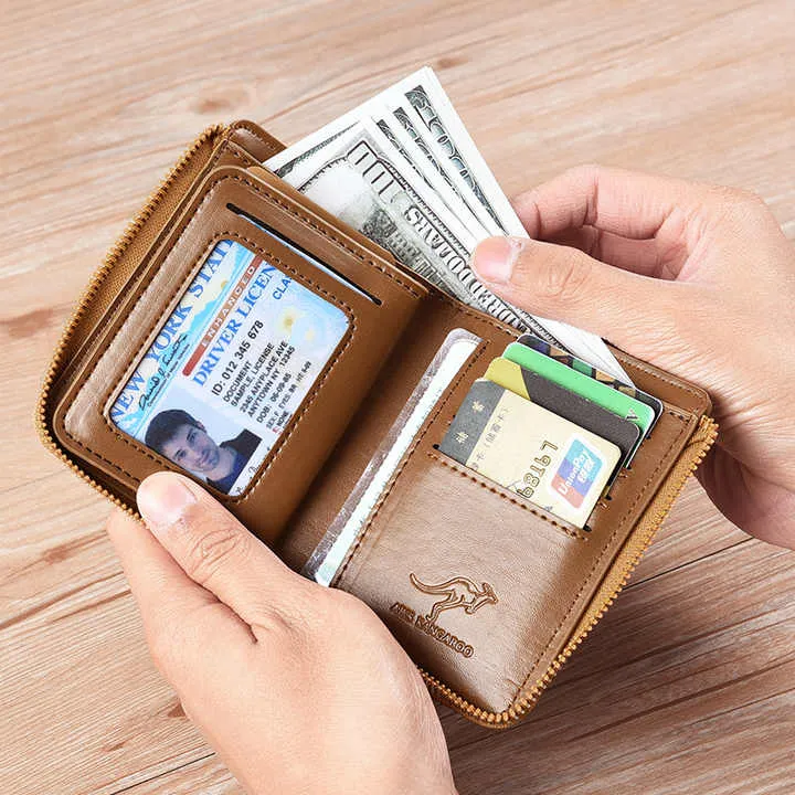 أزياء الرجال الأعمال الأصلية ، حقيبة نقود للرجال . Original Men's Business Fashion, Men's Money Bag, Zipper
