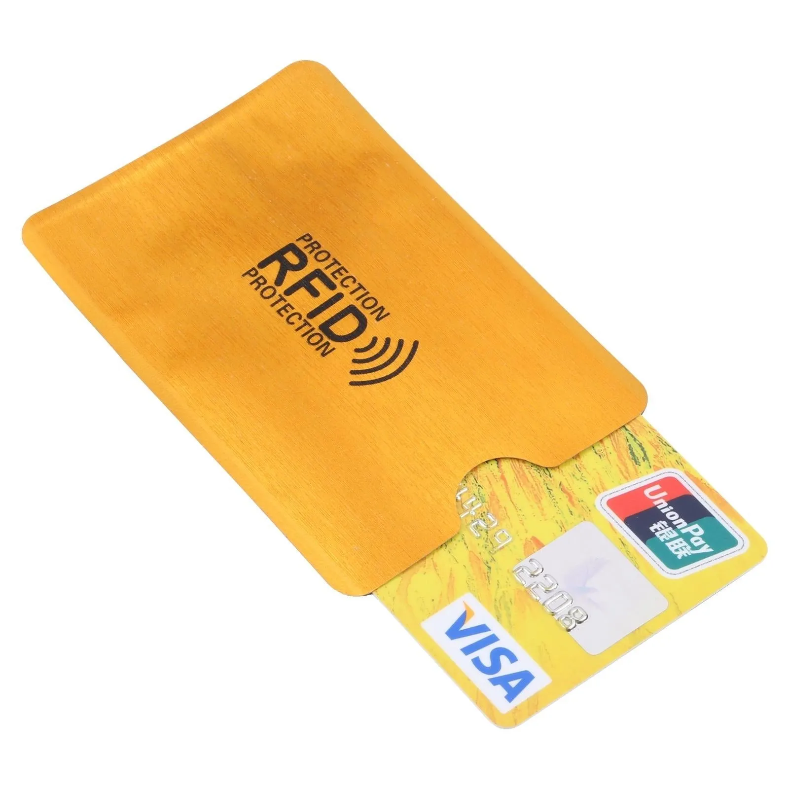 100 Rfid Blocking Aluminum Foil Card Sleeves - Pack