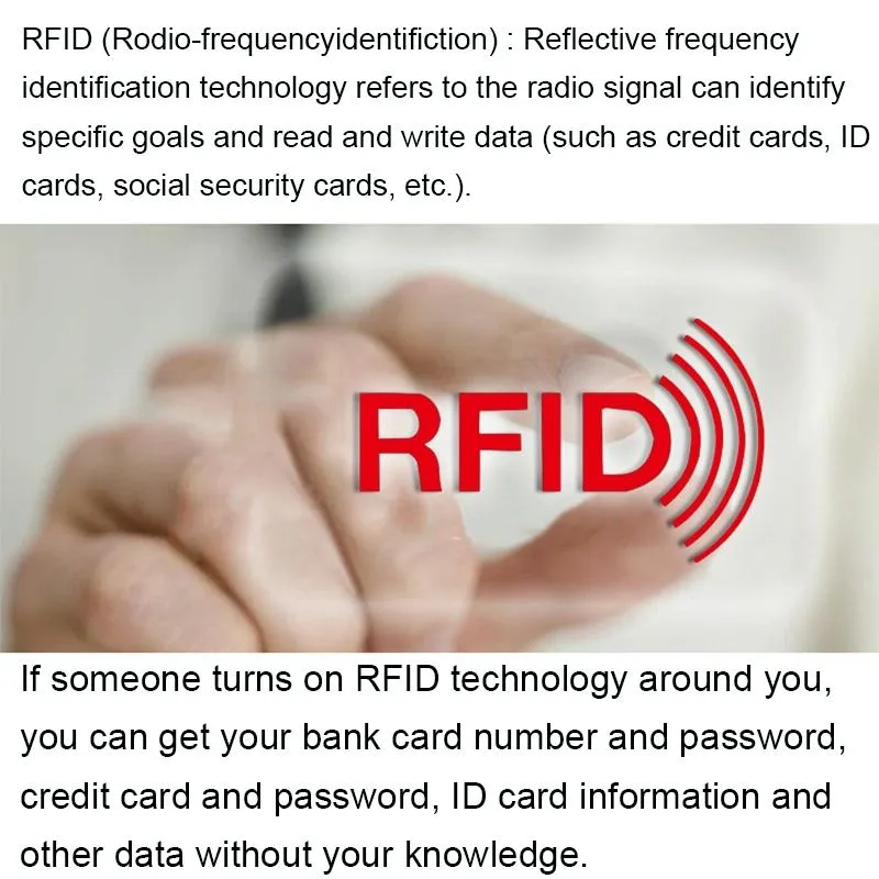 11-slot Rfid Blocking Leather Card Holder Wallet with Coin Pocket