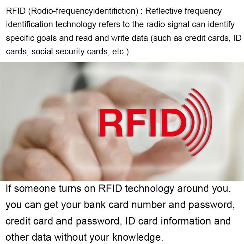 11-slot Rfid Blocking Leather Card Holder Wallet with Coin Pocket