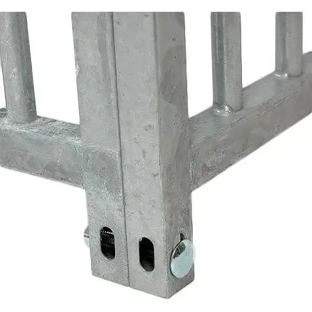 1.2m x 1.84m LEFT DOOR - Heavy-duty Galvanized Dog Run Panel - 5cm Gap