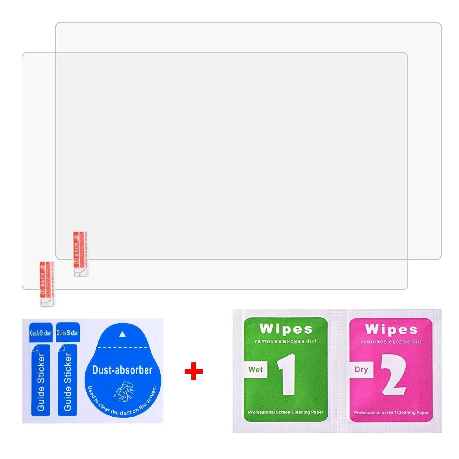2-Pack 9H Tempered Glass Film For Honor Pad 8 - 0.3Mm Thickness