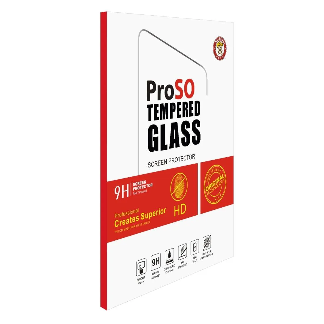 2-pack Hat-prince Tempered Glass Protector for Samsung Galaxy Tab S8 / S7 - 0.33mm 9h Hardness 2.5d Explosion-proof