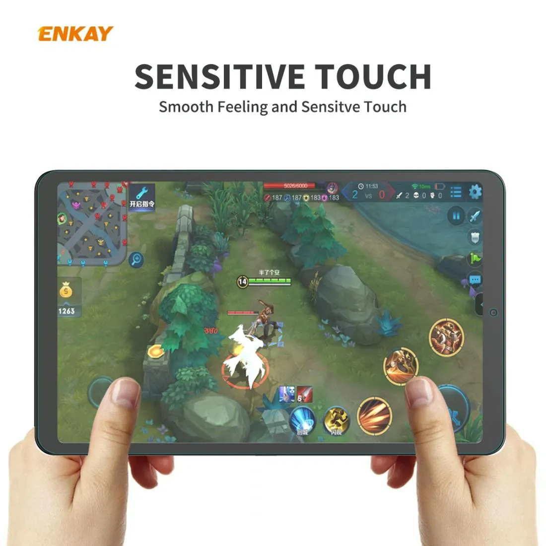 2-pack Hat-prince Tempered Glass Screen Protector for Samsung Galaxy Tab a 8.4 2020