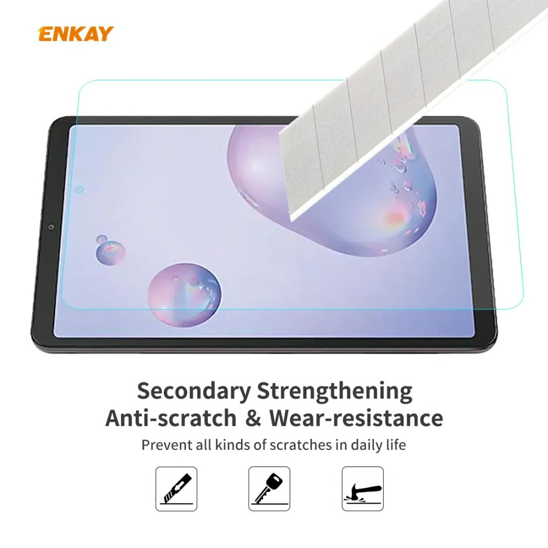 2-pack Hat-prince Tempered Glass Screen Protector for Samsung Galaxy Tab a 8.4 2020
