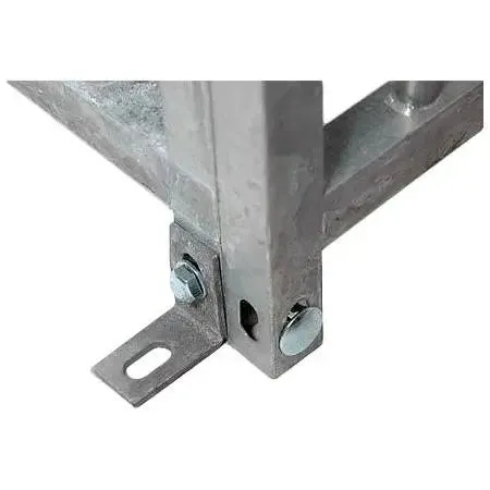 2.0 x 1.84m - Heavy-duty Galvanized Dog Run Panel - 5cm Gap