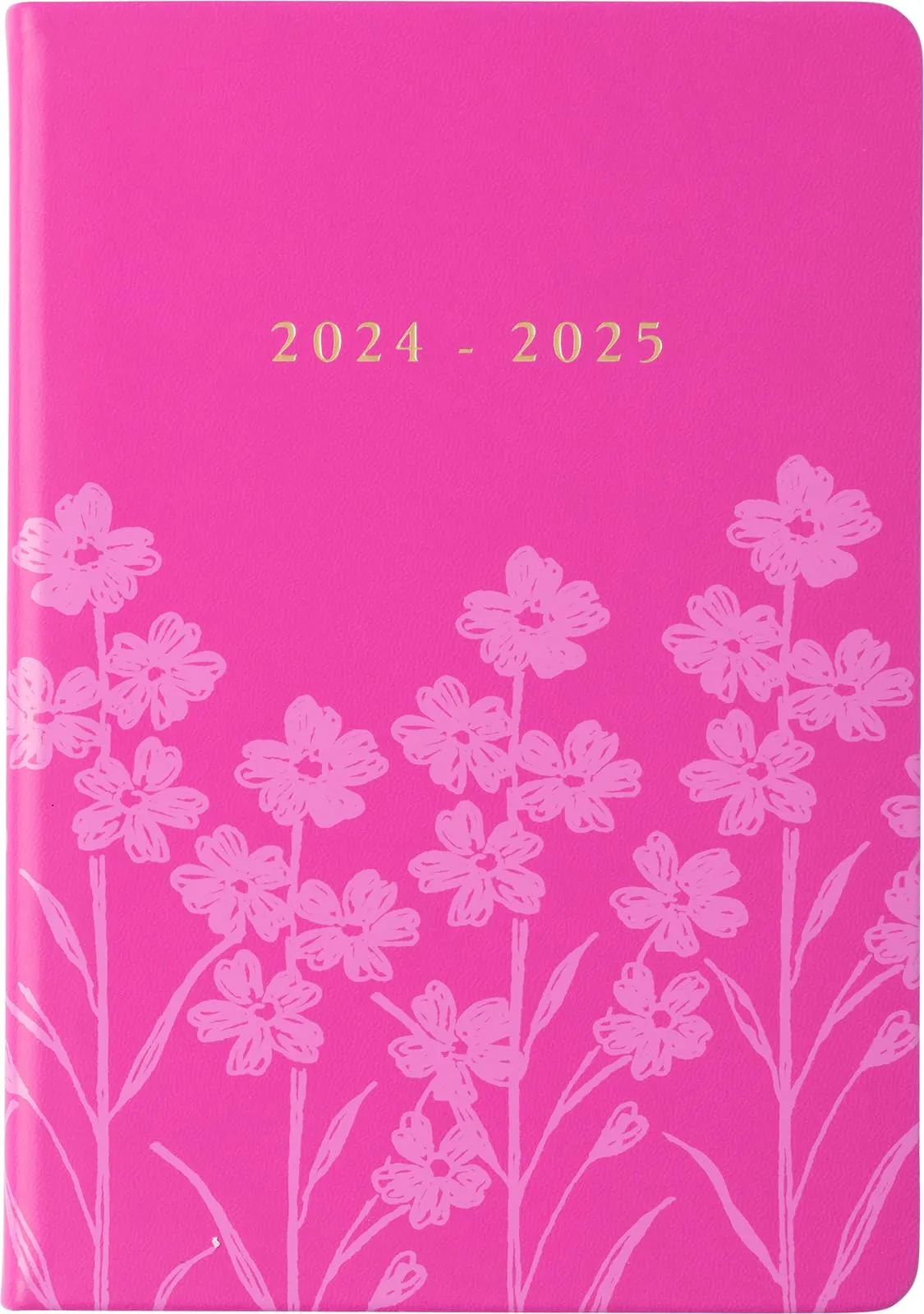 2024-2025 Medium Bound Academic Planner 6x8" (July 2024-June-2025) - Pink Floral