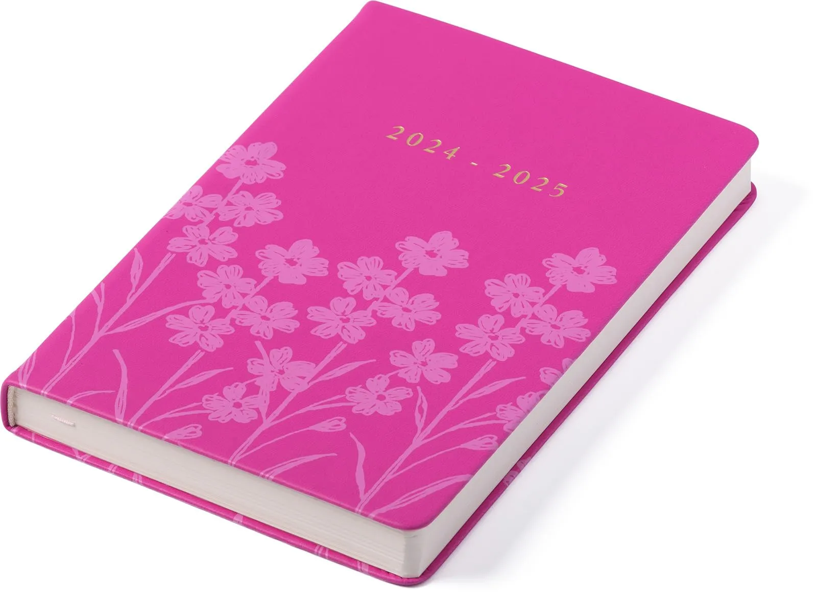 2024-2025 Medium Bound Academic Planner 6x8" (July 2024-June-2025) - Pink Floral
