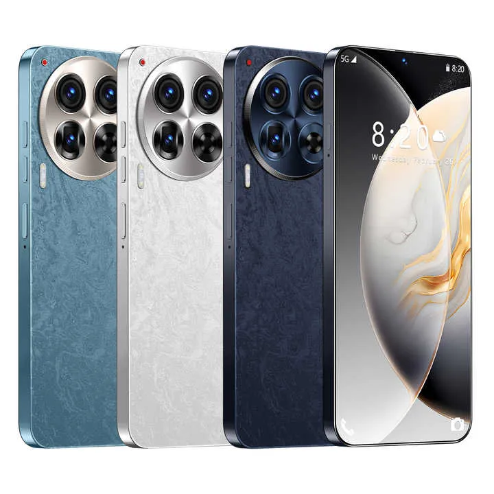 2024 New Mobile Phone 4G/5G Universal Android Smartphone ultra clear 7.3-inch Screen Mobile Phone هاتف محمول جديد 2024، هاتف ذكي عالمي يعمل بنظام أندرويد، شاشة فائقة الوضوح مقاس 7.3 بوصة