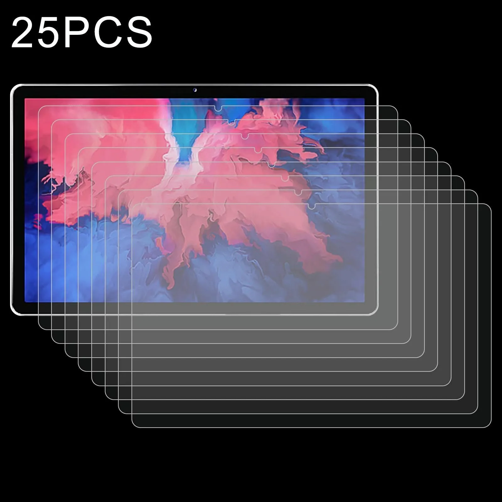25 Pcs 9H Tempered Glass Film For Lenovo Pad / Pad Plus - Explosion-Proof