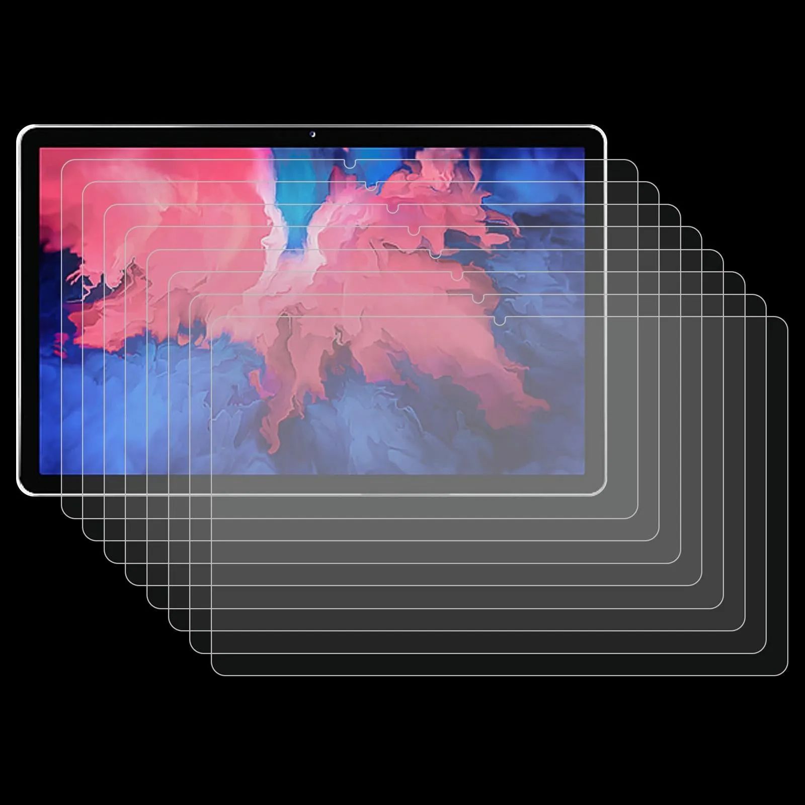25 Pcs 9H Tempered Glass Film For Lenovo Pad / Pad Plus - Explosion-Proof
