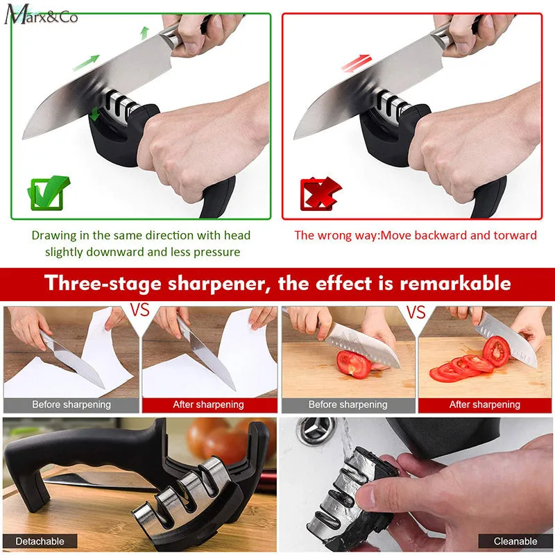 3 Stages Knife Sharpener