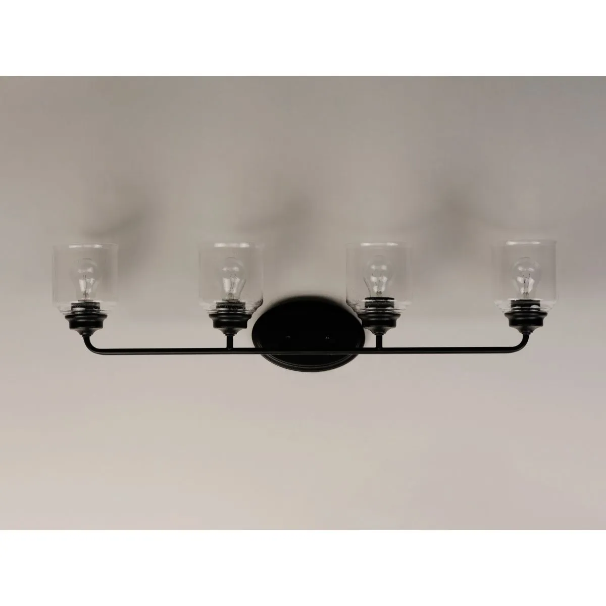 Acadia 35 in. 4 Lights Vanity Light Black Finish