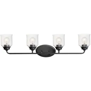 Acadia 35 in. 4 Lights Vanity Light Black Finish