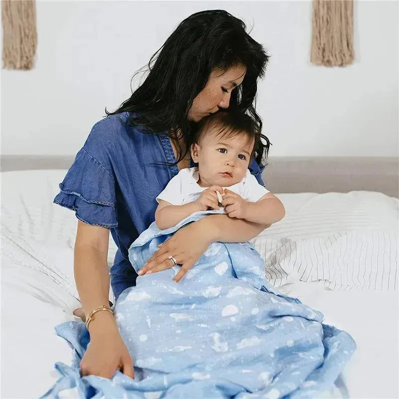 Aden   Anais - 4 Pk Muslin Swaddles, Space Explorers