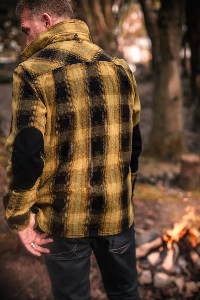 &SONS Carder Shirt Ochre Check