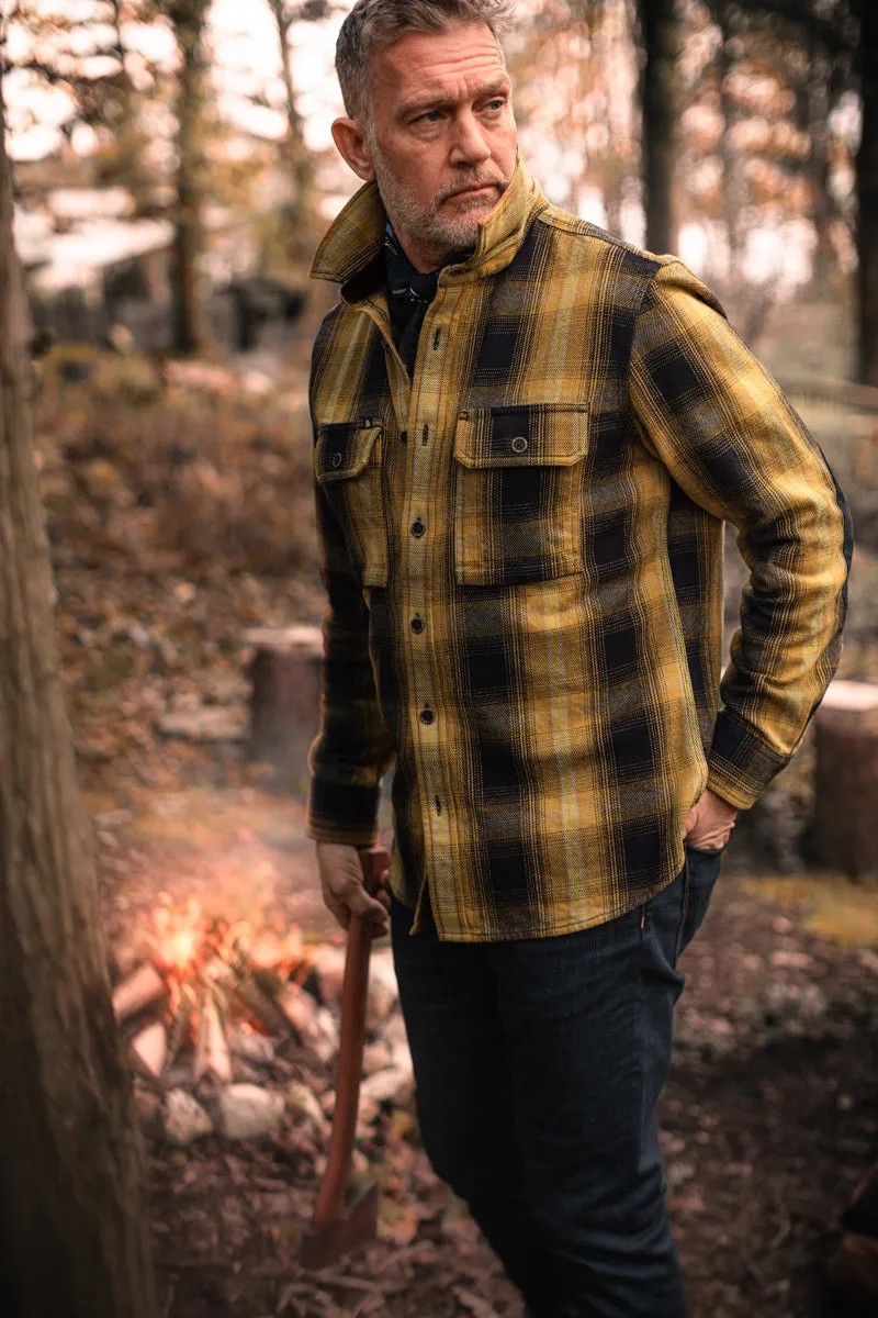 &SONS Carder Shirt Ochre Check