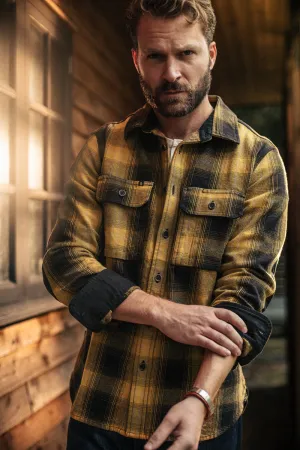 &SONS Carder Shirt Ochre Check