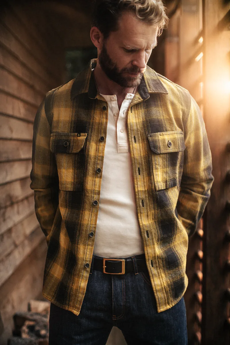 &SONS Carder Shirt Ochre Check
