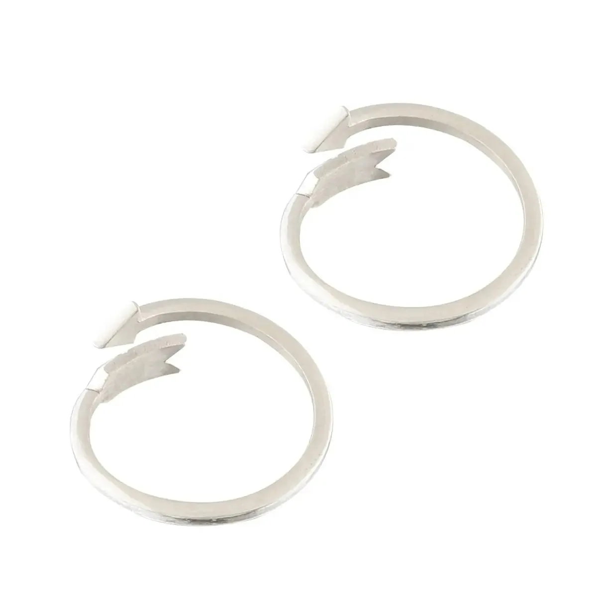 Arrow Design Sterling Silver Toe Ring (Pair)