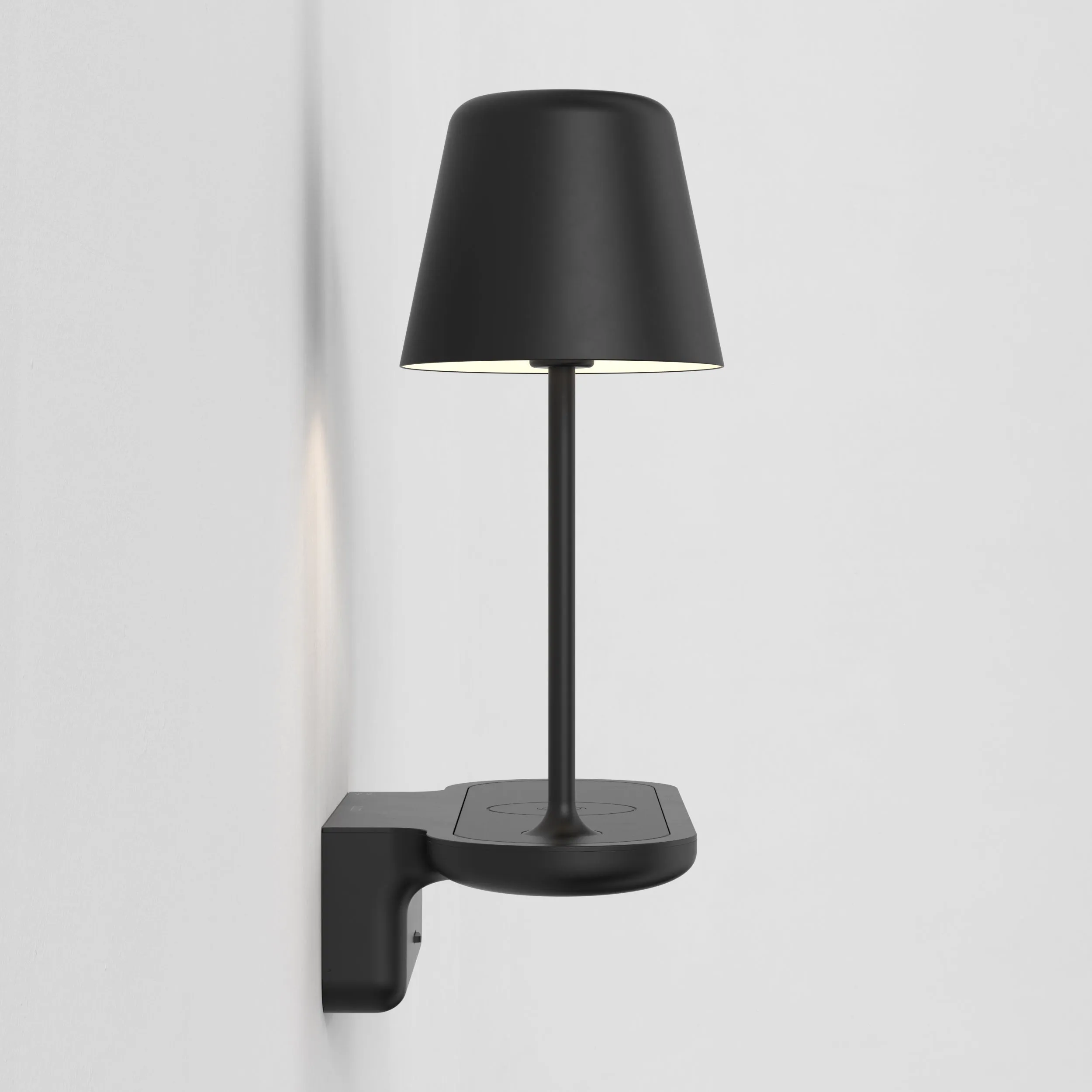 Astro Ito Wall Mounted Bedside Lamp with USB Matt Black