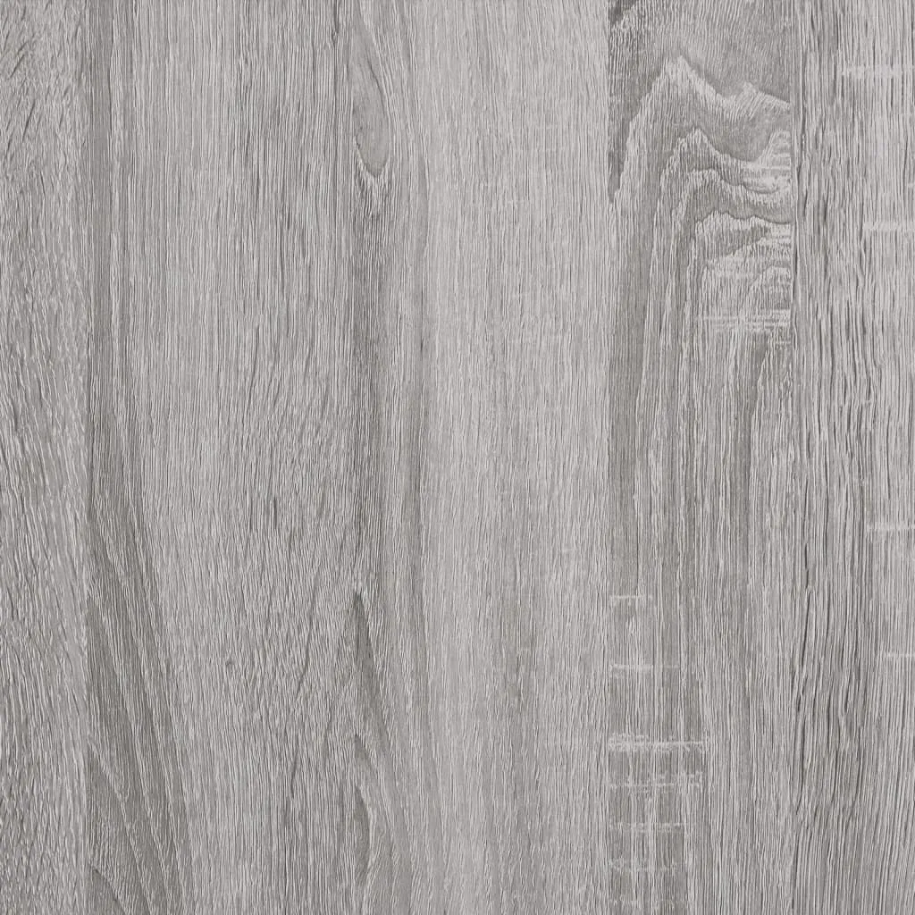 Bedside Table Grey Sonoma 34x35.5x45 cm Engineered Wood