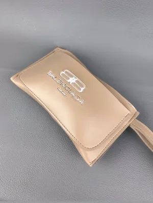 Beige Hand Pouch For Women's WHB71
