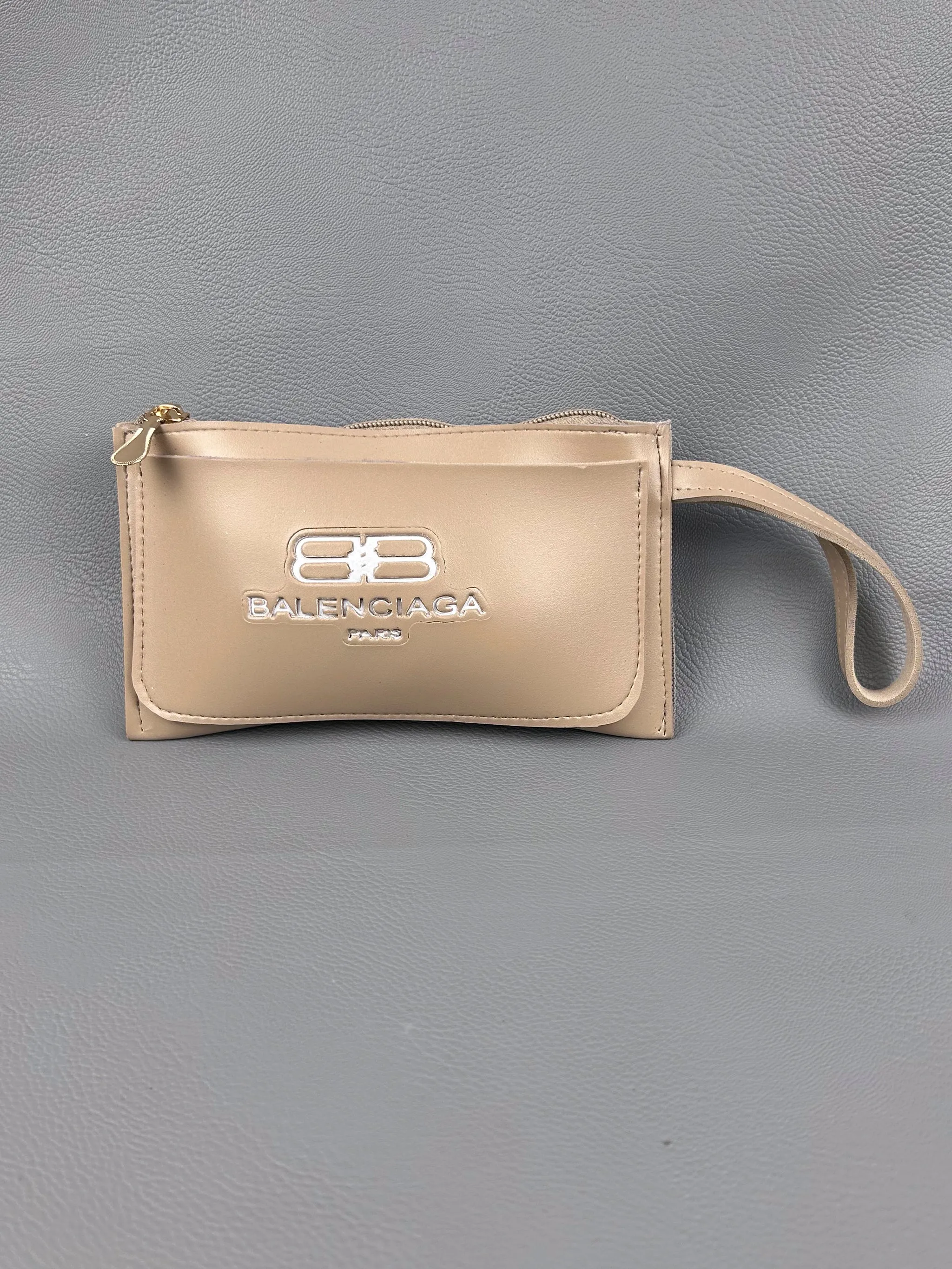 Beige Hand Pouch For Women's WHB71