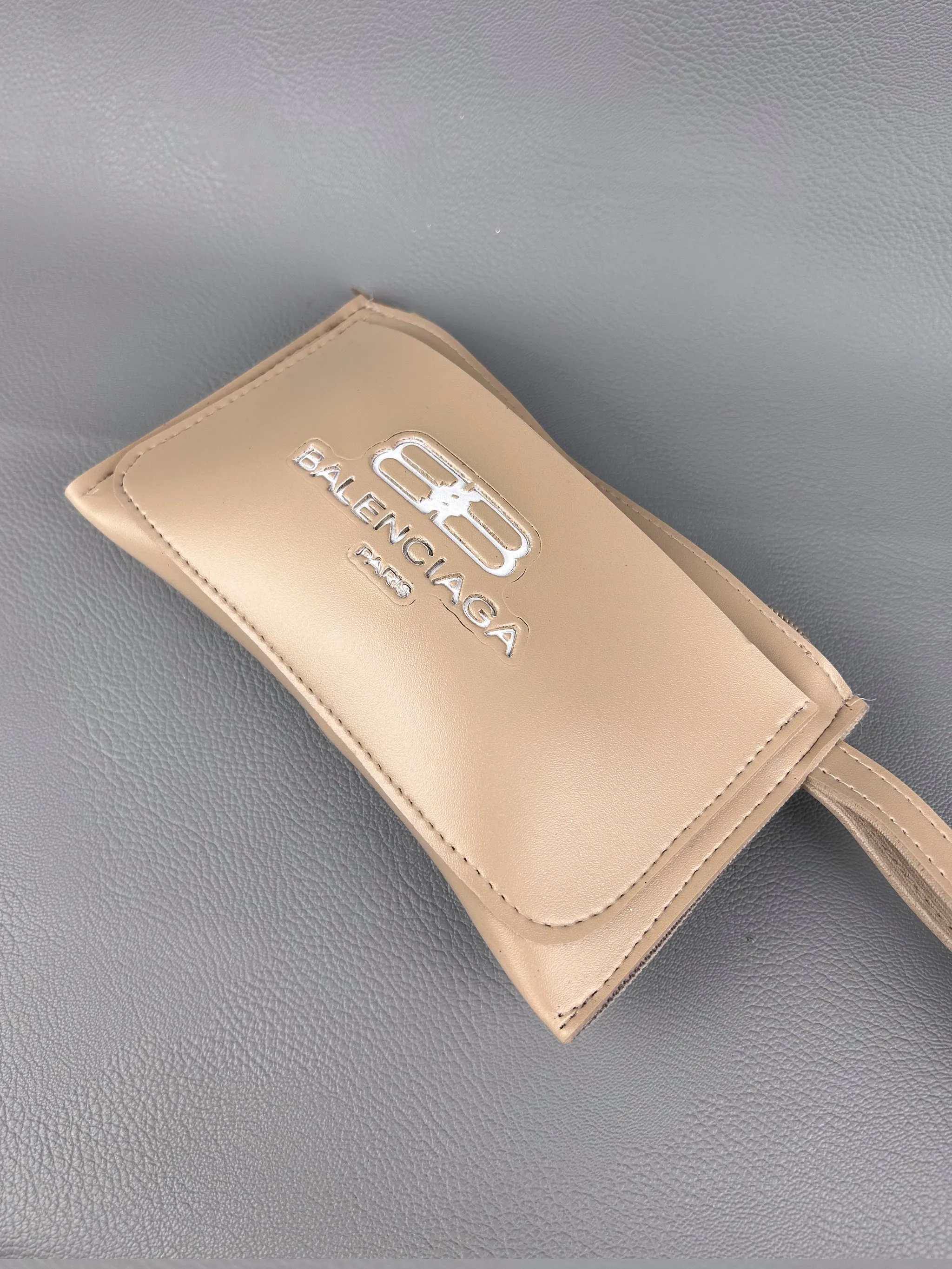 Beige Hand Pouch For Women's WHB71