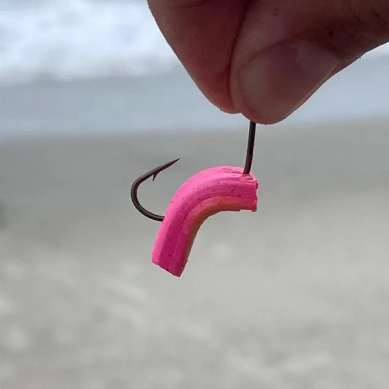 Berkley Gulp! Surf Bytes Strips Pink Fuze 5.7" 4pk