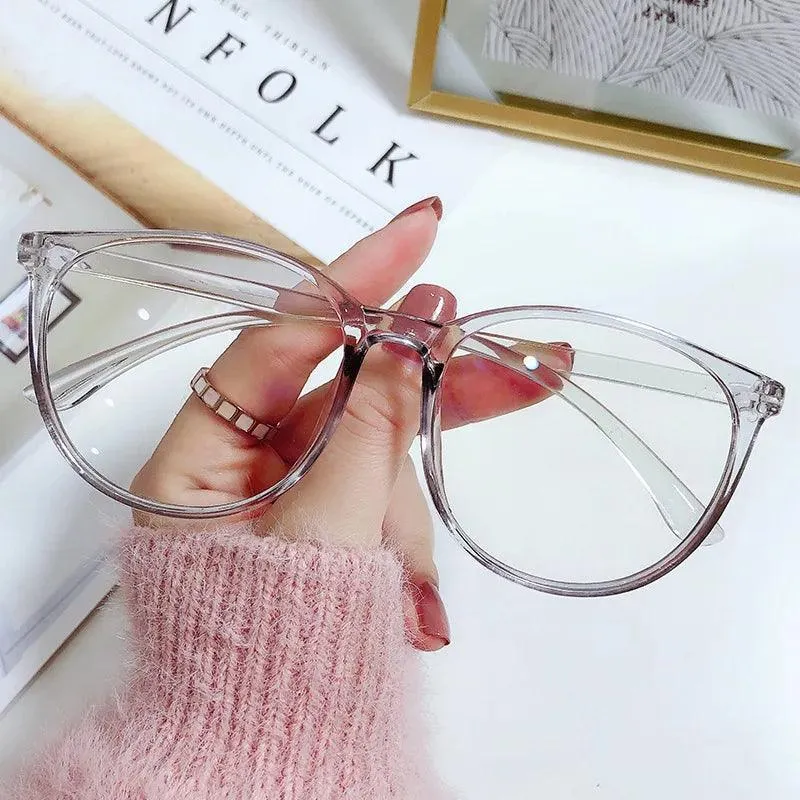 Blue Light Blocking Round Frame Glasses: Stylish Eyewear for Eye Health & Protection