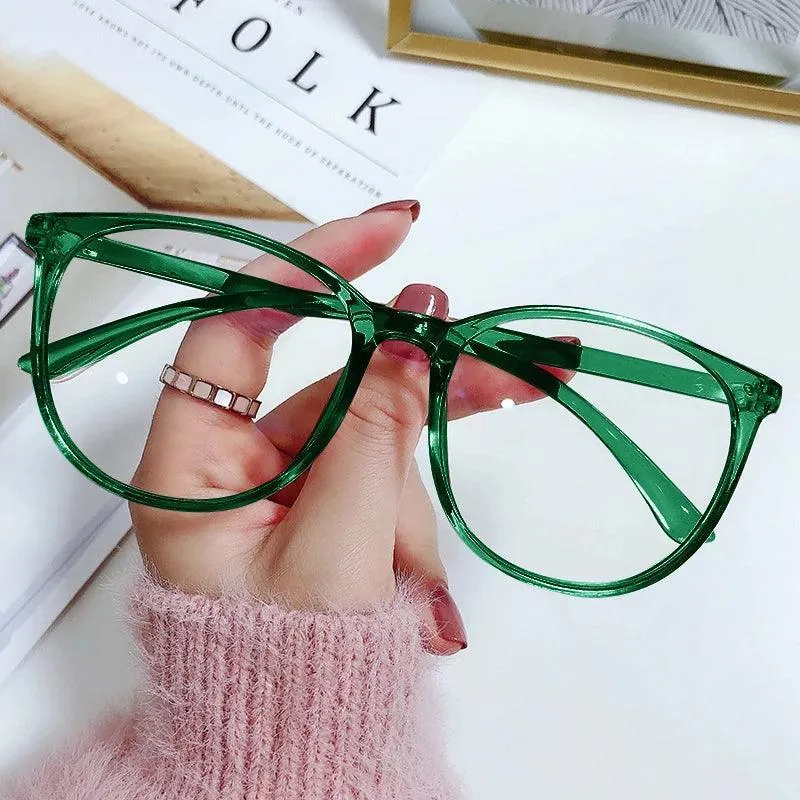 Blue Light Blocking Round Frame Glasses: Stylish Eyewear for Eye Health & Protection