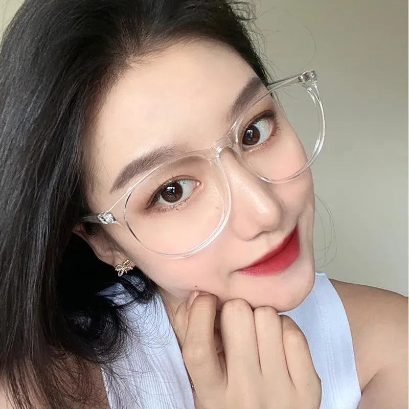 Blue Light Blocking Round Frame Glasses: Stylish Eyewear for Eye Health & Protection