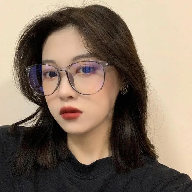 Blue Light Blocking Round Frame Glasses: Stylish Eyewear for Eye Health & Protection