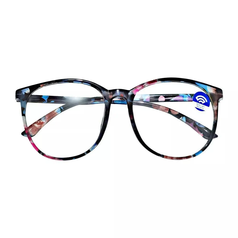 Blue Light Blocking Round Frame Glasses: Stylish Eyewear for Eye Health & Protection