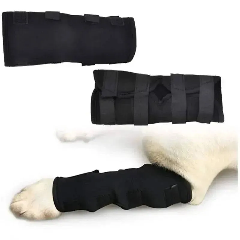 Breathable Dog Knee Support Brace Knee Pads for Hock Joint Wrap Injury Recover Legs Dog Protector Support