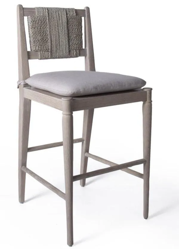 Cadiz Rush Back Counter Stool