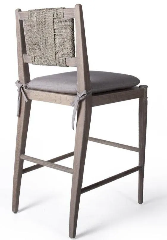 Cadiz Rush Back Counter Stool