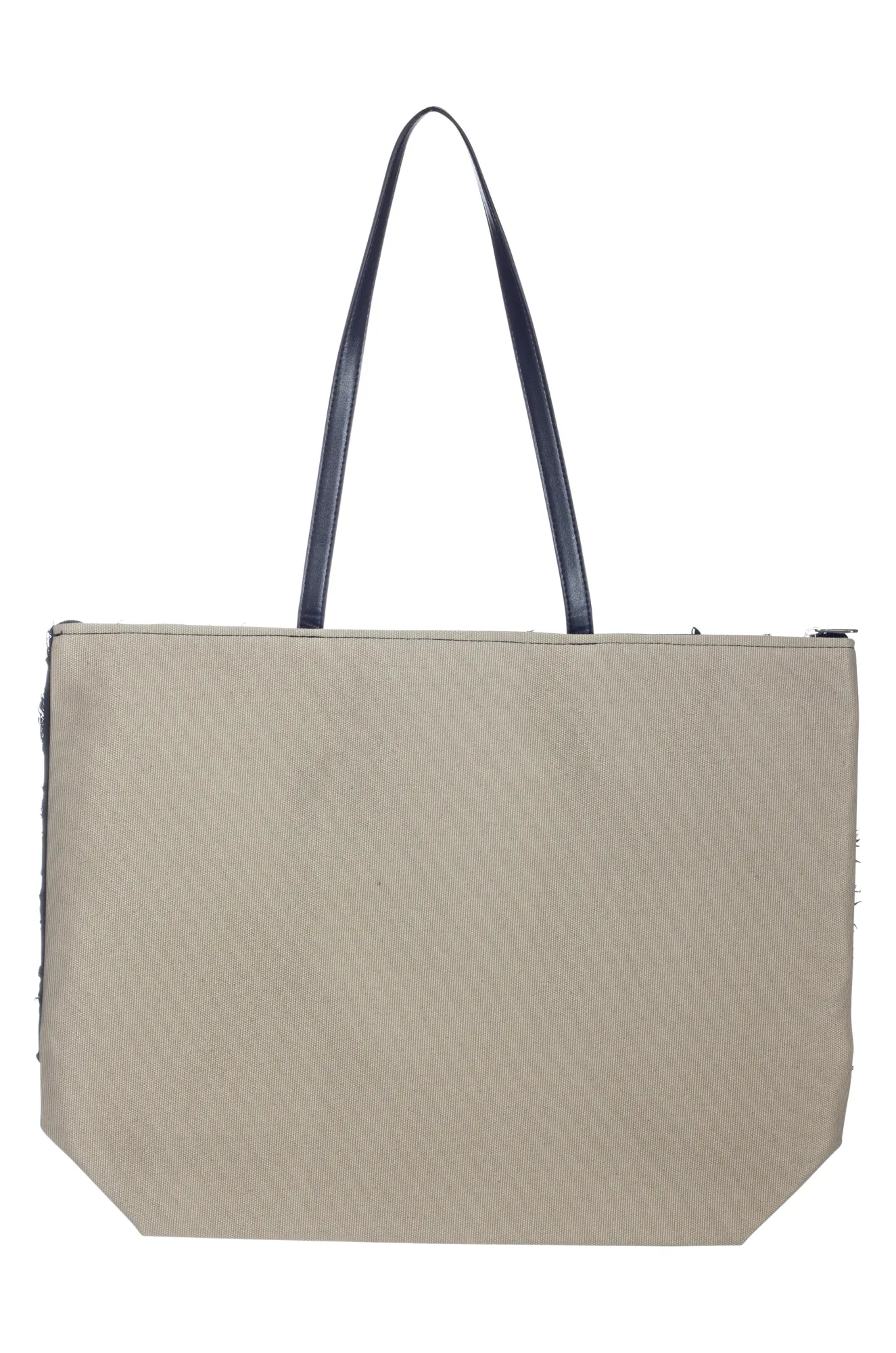 Check Beach Bag | Black | 0566YY