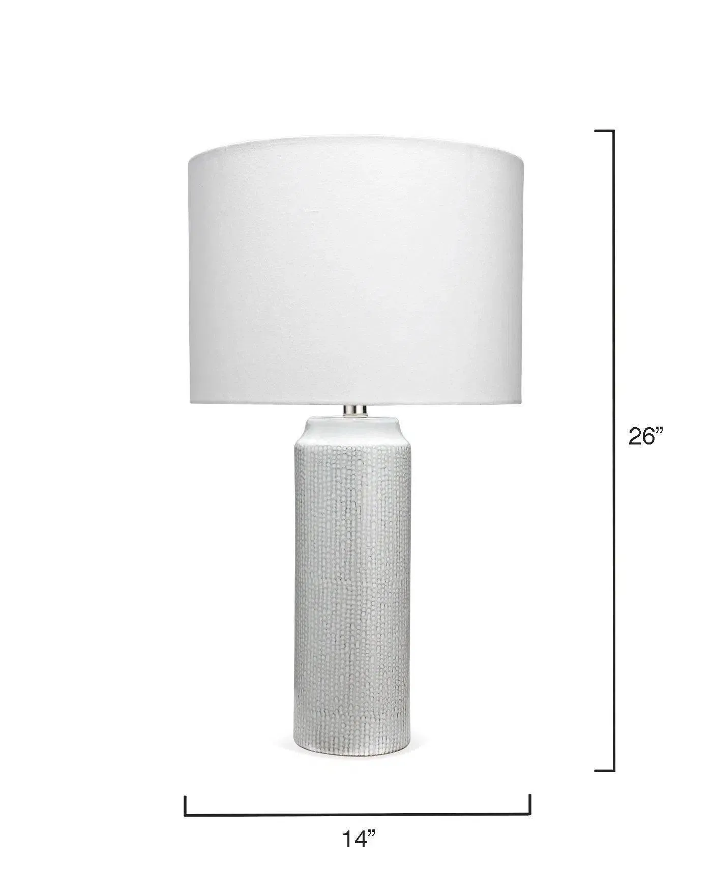 Coastal Style Blue Ceramic Bella Table Lamp