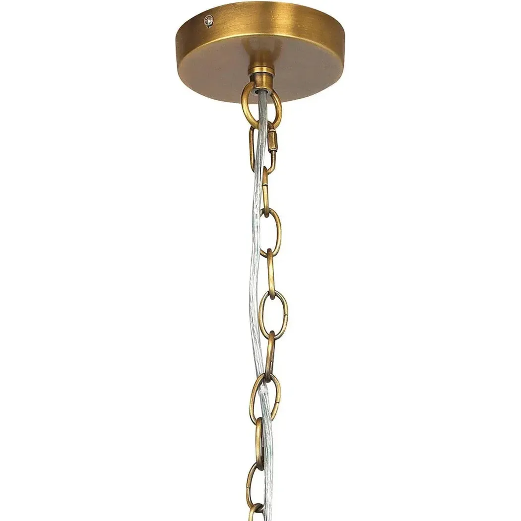 Coastal Style Natural Seagrass Willow Chandelier