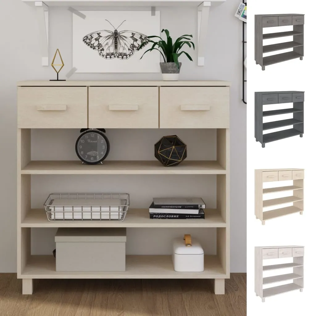 Console Table Entryway Table Narrow Side Table HAMAR Solid Wood Pine