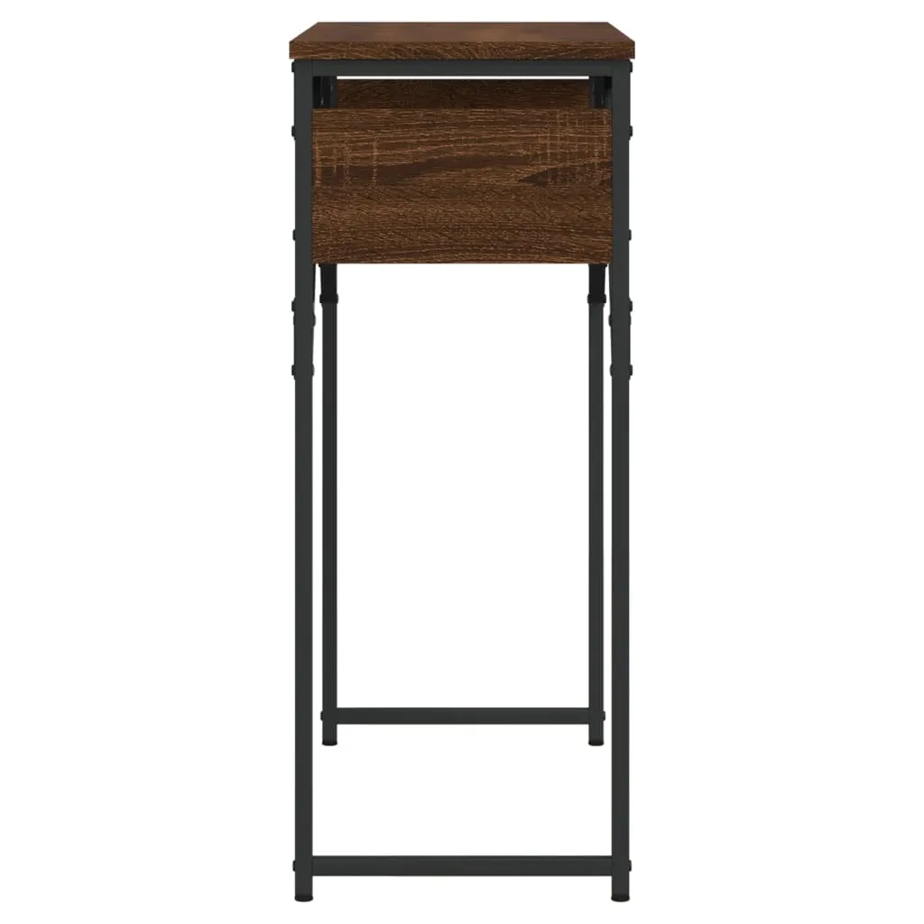 Console Table with Shelf Behind Sofa Desk Furniture Engineered Wood