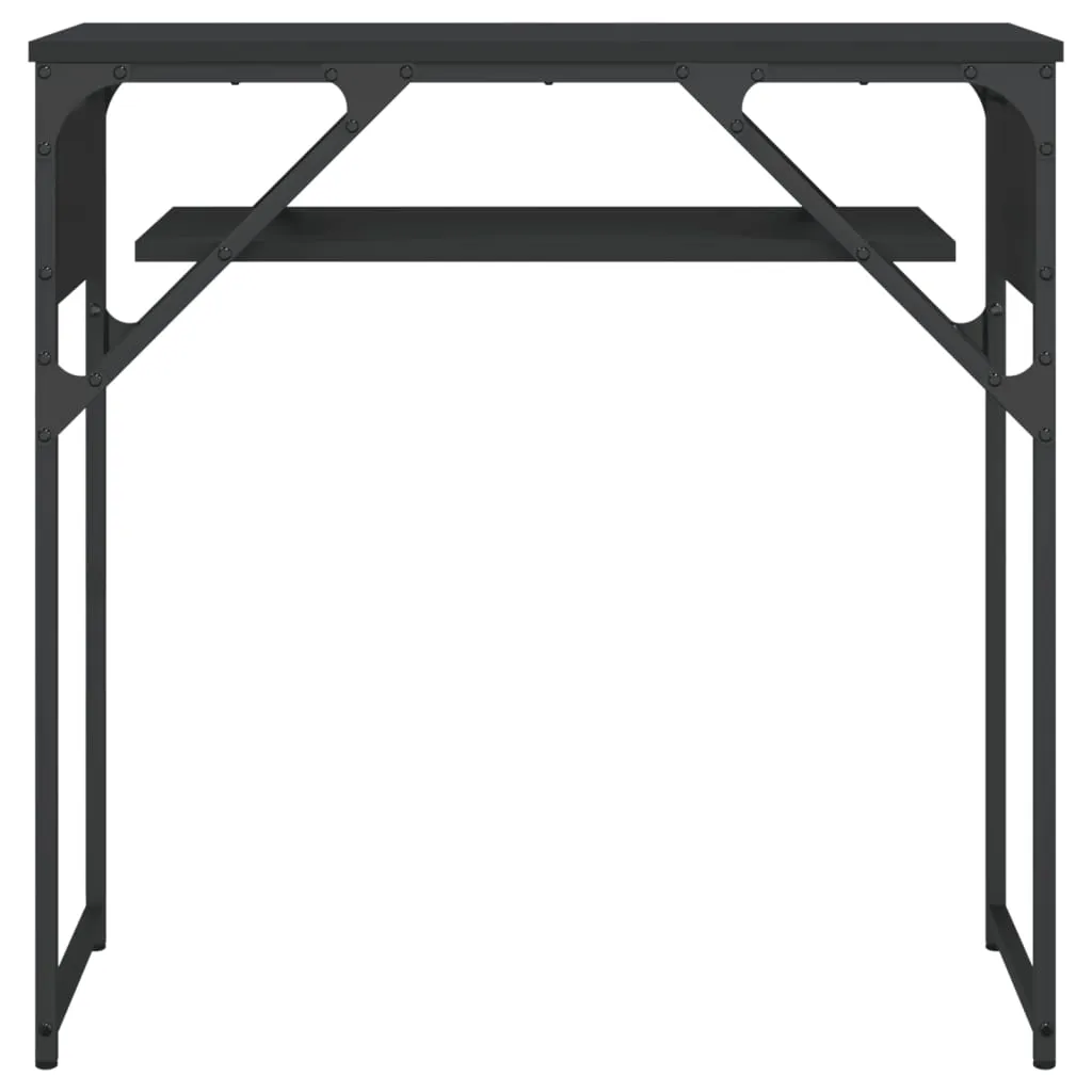 Console Table with Shelf Behind Sofa Desk Furniture Engineered Wood