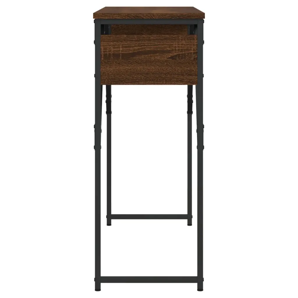 Console Table with Shelf Behind Sofa Desk Furniture Engineered Wood