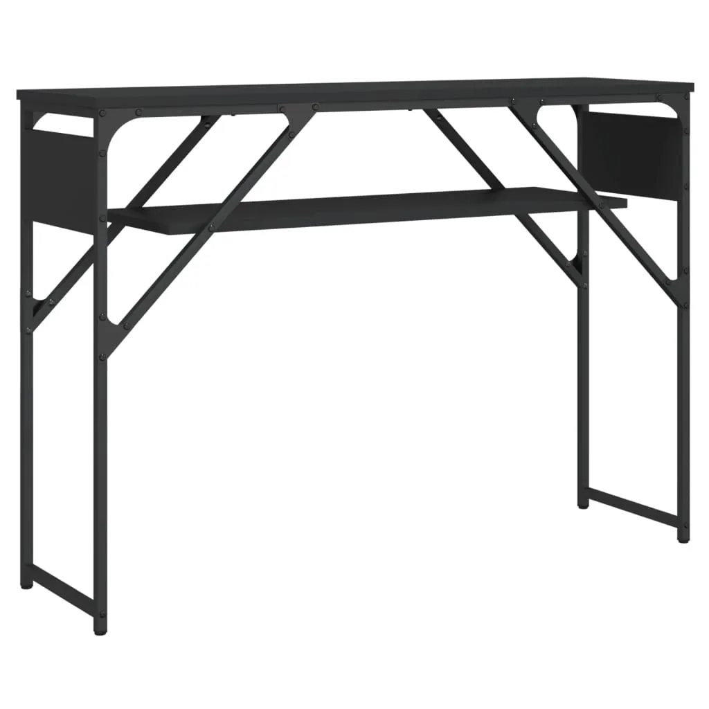 Console Table with Shelf Behind Sofa Desk Furniture Engineered Wood