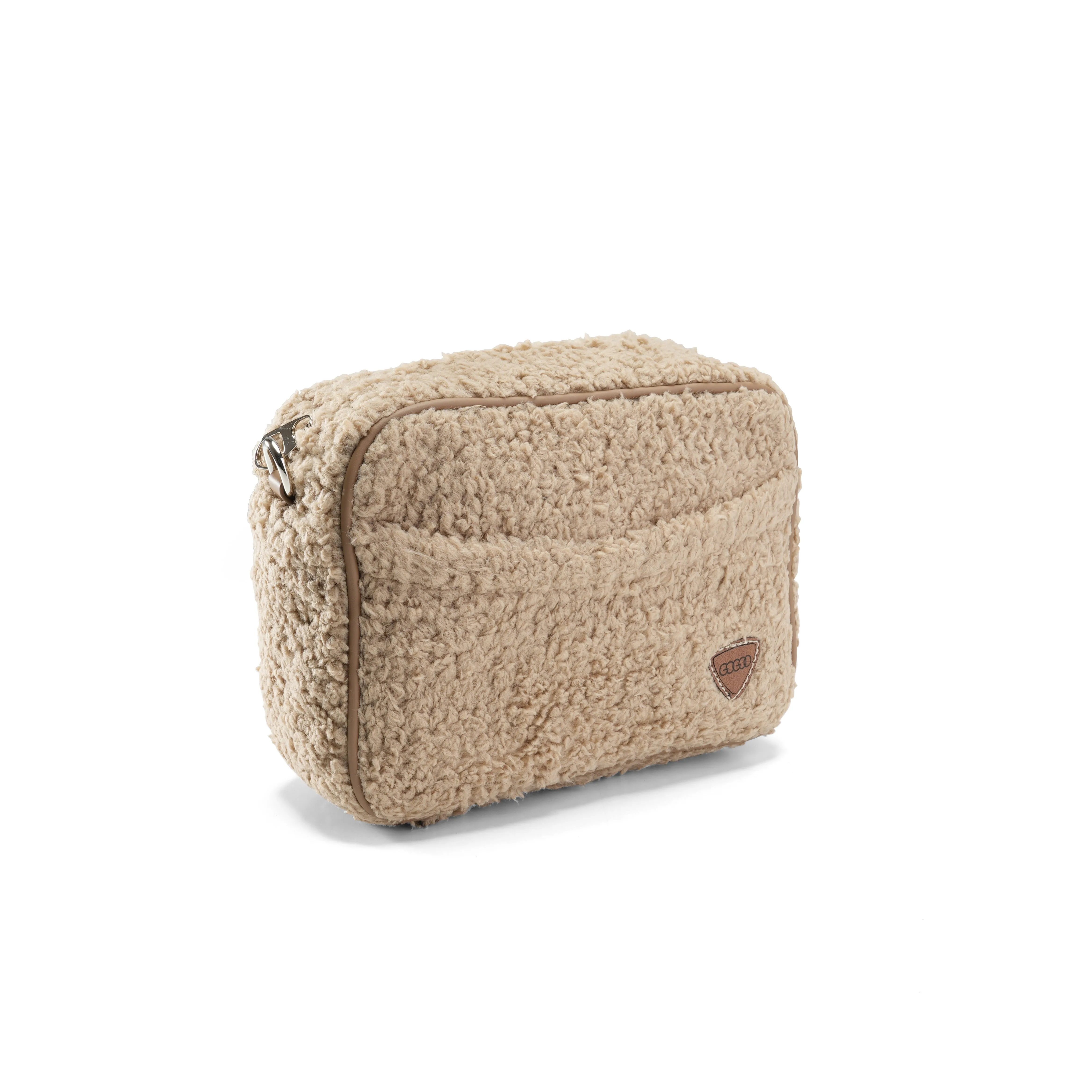 Cozy Luxe: Faux Fur Carry-All Bag - Cafe