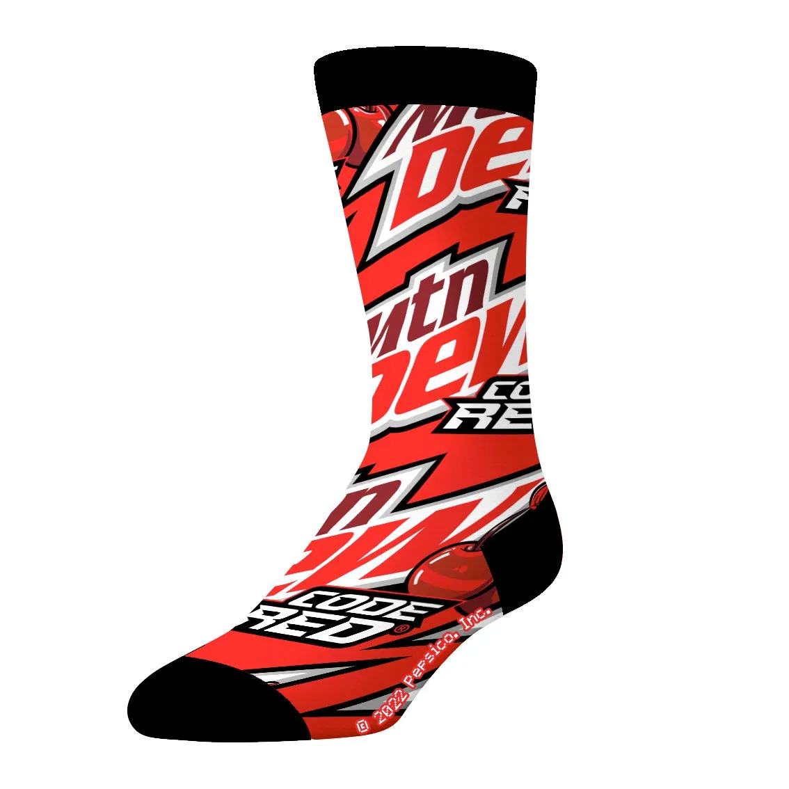 CRAZYBOXER Mountain Dew Code Red Men's Boxer Briefs and Socks (Creative Packaging)