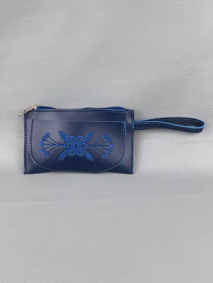 Dark Blue Hand Pouch For Women's WHB76