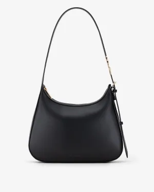 Day Shoulder Bag in Black/Gold with Personalised Hardware
